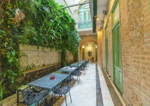 Breakfast terrace at Boutique Ánimas & Virtudes