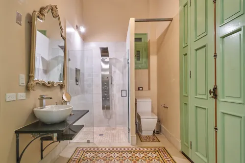Junior Suite 2 - Bathroom and Shower