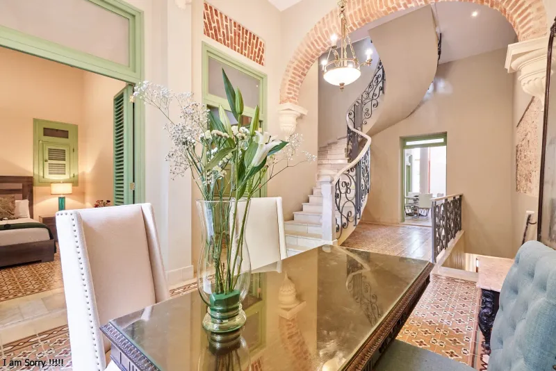 First floor lobby at Boutique Ánimas & Virtudes